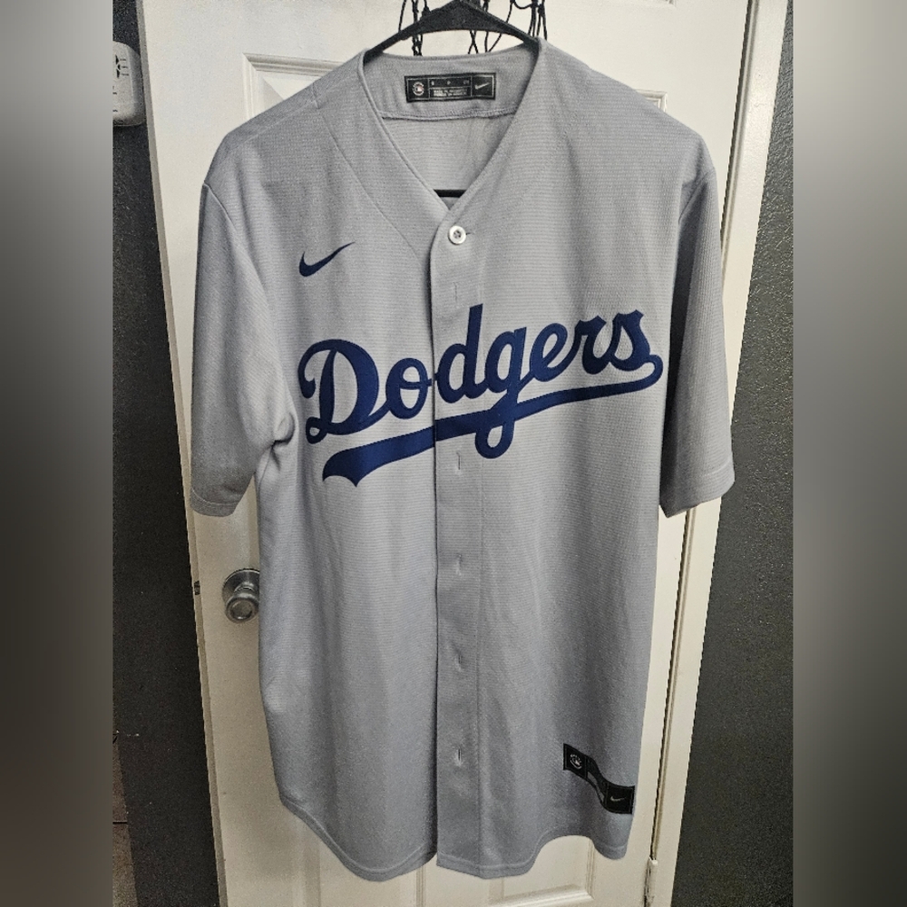 Nike Dodgers Gray Jersey